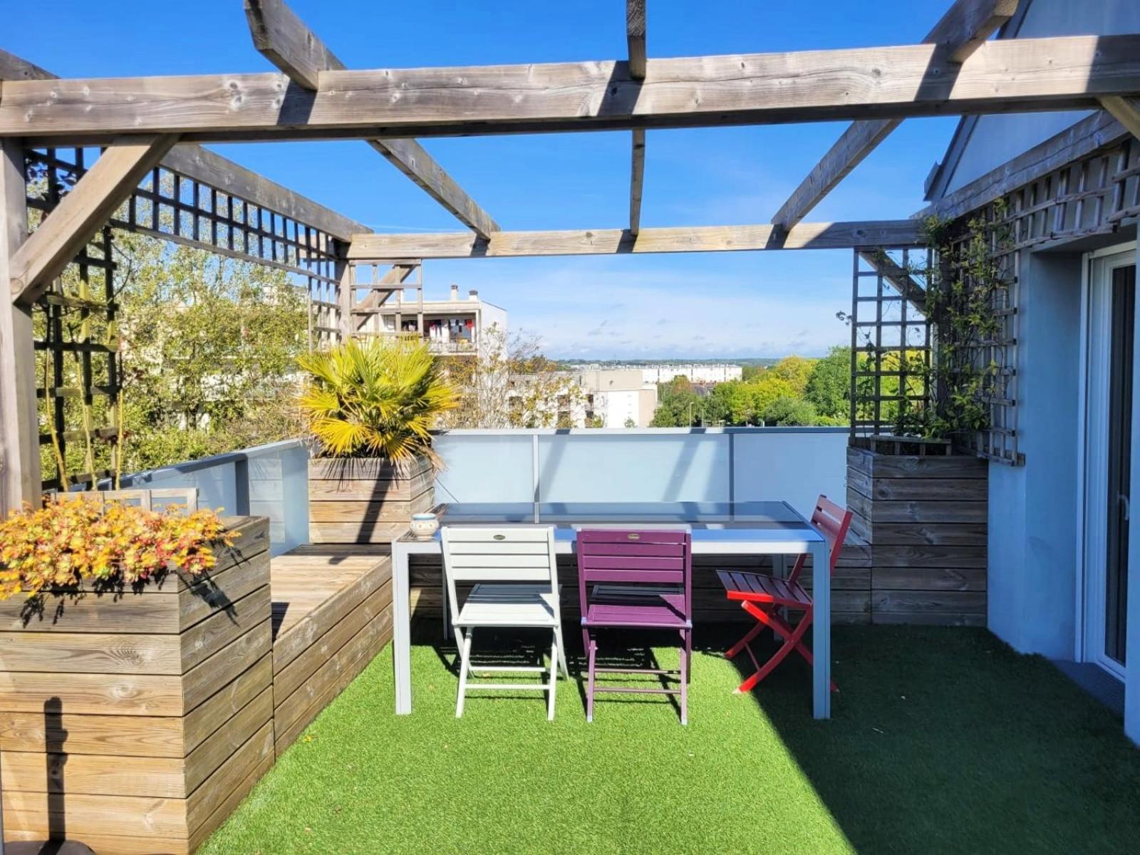 Le Nid : Rooftop Moderne Surplombant La Ville 南特 外观 照片