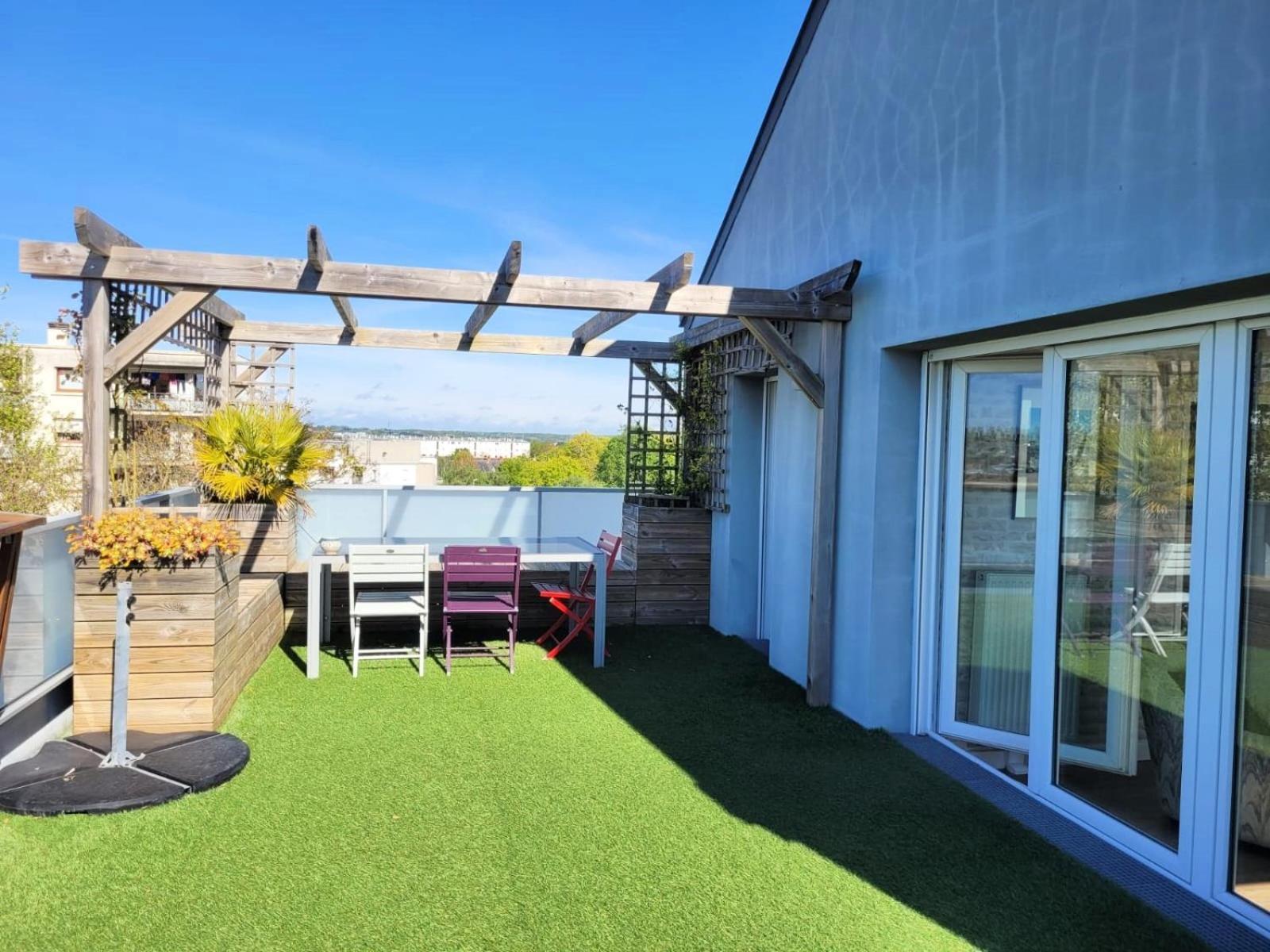 Le Nid : Rooftop Moderne Surplombant La Ville 南特 外观 照片